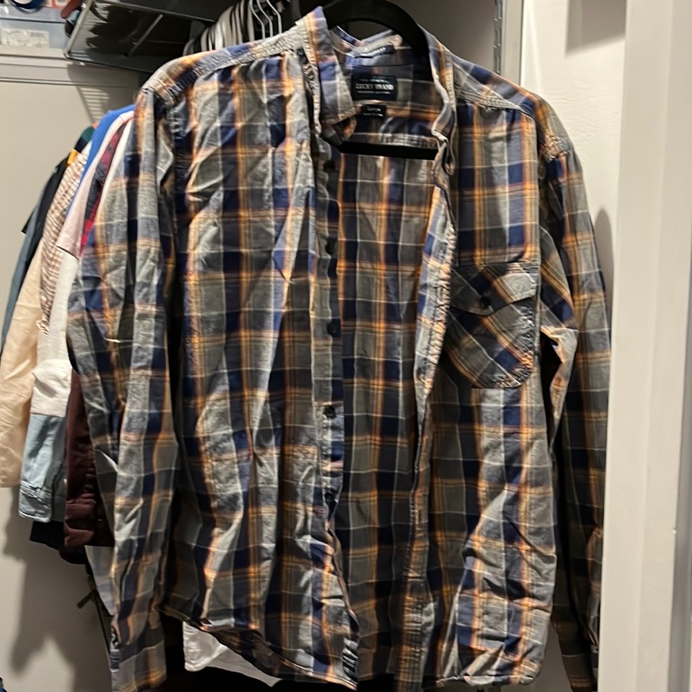 Lucky Brand Mens Shirt Size L